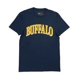 Buffalo Collegiate Style Navy & Gold Short Sleeve Shirt