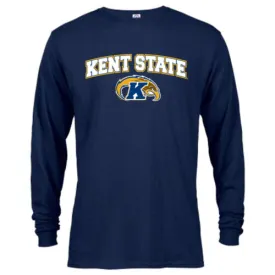 Kent State University Golden Flashes Arch Text with Mascot Long Sleeve T-Shirt