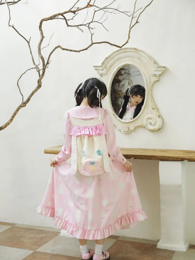 Plaid Doll Long Sleeve/Short Sleeve Collar Shirt【s0000010467】