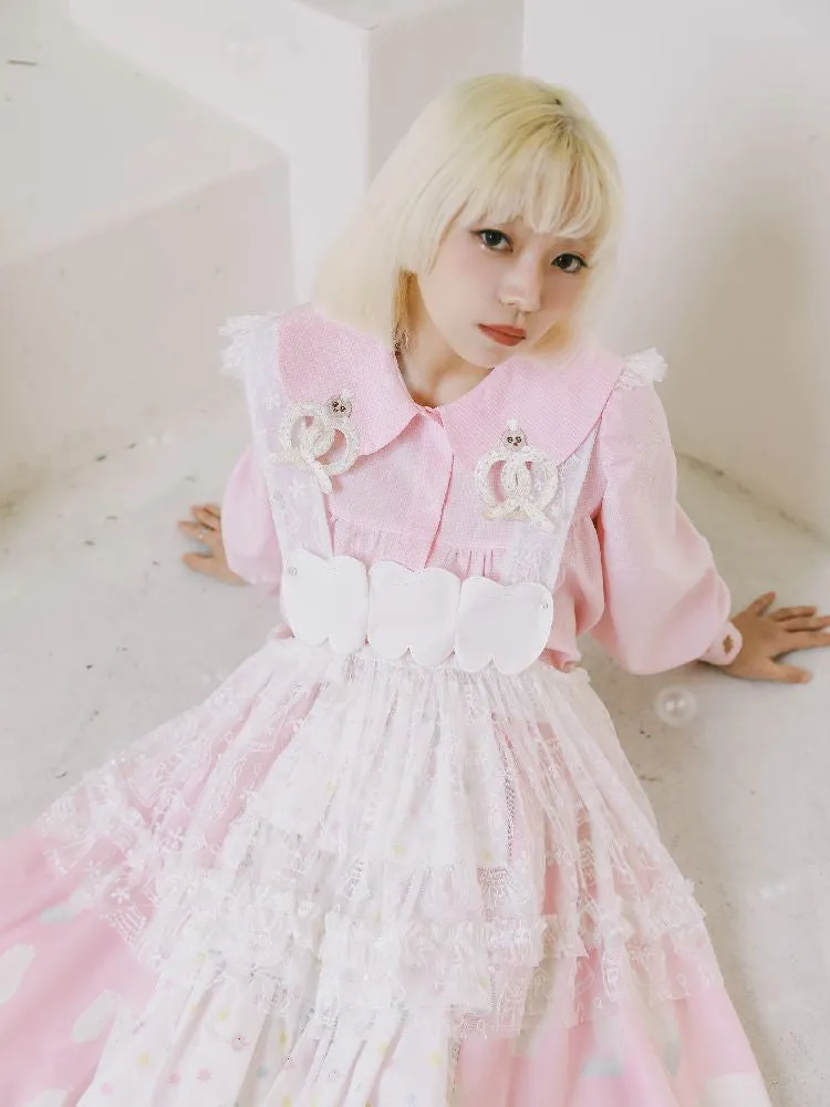 Plaid Doll Long Sleeve/Short Sleeve Collar Shirt【s0000010467】